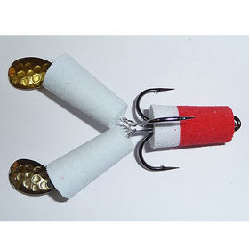 Приманка джиговая Лягншла 150 Red - White Россия