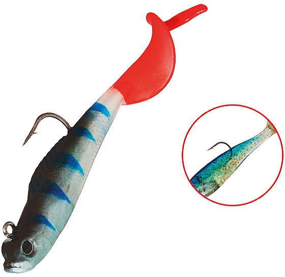 Приманка оснащенный Mikado Crystal Fish WXH-55 100 - 64