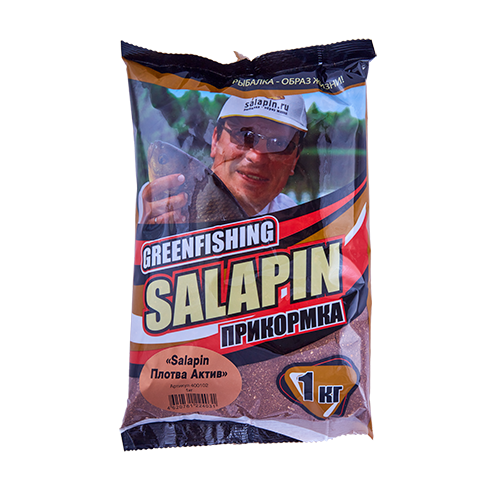 Прикормка летняя Greenfishing Sector-GF Salapin Плотва Актив 1кг