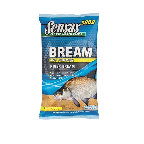 Прикормка летняя Sensas 3000 River Bream 1кг