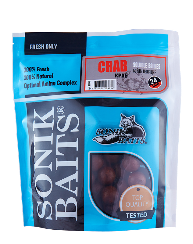 Бойлы пылящие Sonik Baits Crab 24мм - 750гр