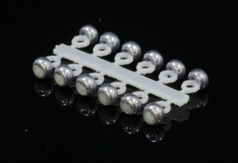 Микро-Бис Шар 3.1мм металлик серебро Россия