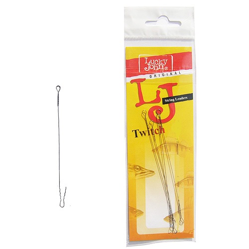 Поводки струна Lucky John String  Ul 4см - 15кг