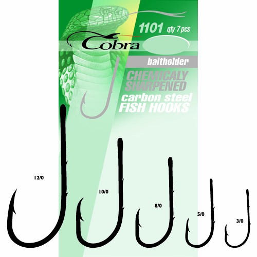 Крючки Cobra Baitholder C1101NSB №5/0