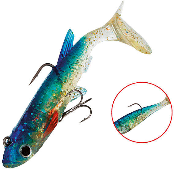 Приманка оснащенный Mikado Crystal Fish WXH-65 80 - 64