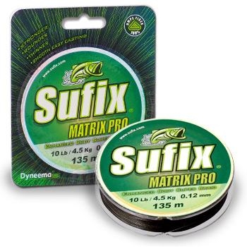 Плетеный шнур Sufix Matrix Pro Green 135м - 0.23мм - 13.6кг