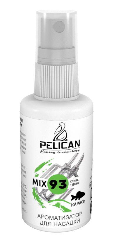 Ароматизатор спрей Pelican Mix 93 - Карась - Слива + Дыня 50мл