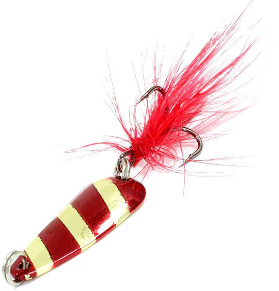 Блесна Sprut Kataro Spoon 30 - 3.2гр - GR + дополнительный одинарный крючок