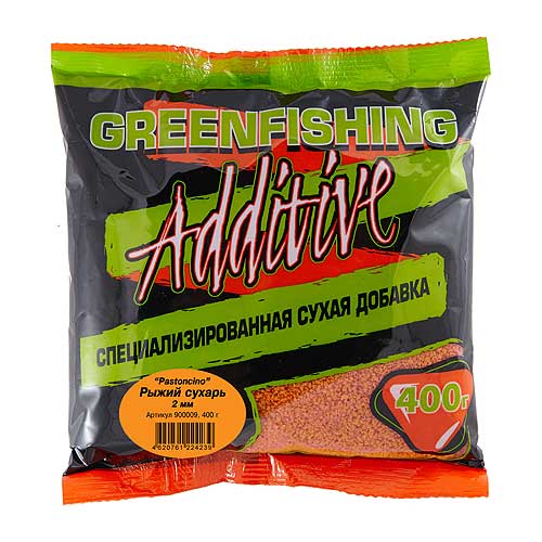 Рыжий сухарь Greenfishing Pastoncino 2мм - 400гр