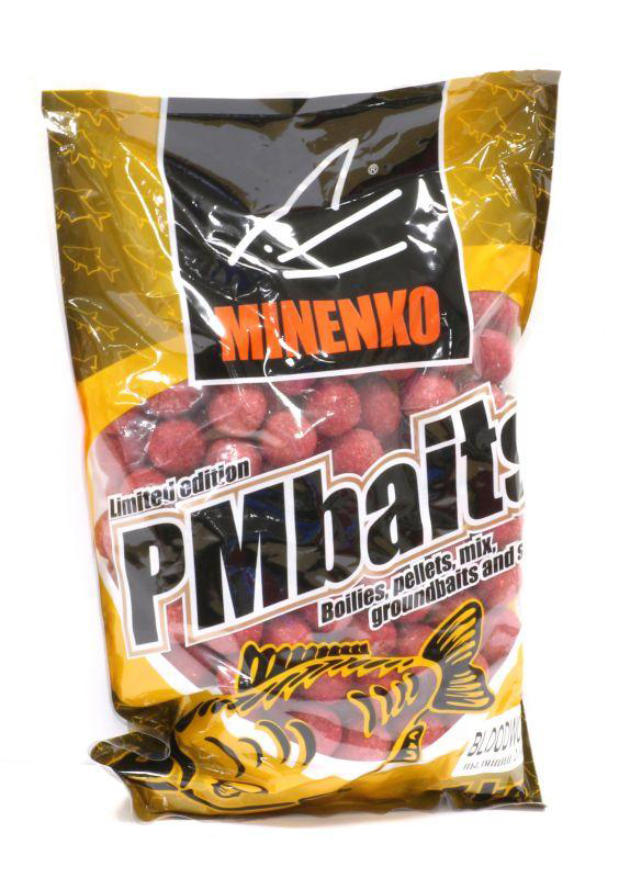 Бойлы пылящие Minenko PMbaits Big Pack Bloodworm 26мм - 3кг