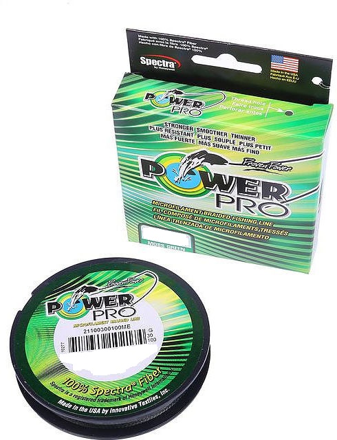 Плетеный шнур Power Pro Moss Green 275м - 0.36мм - 30кг