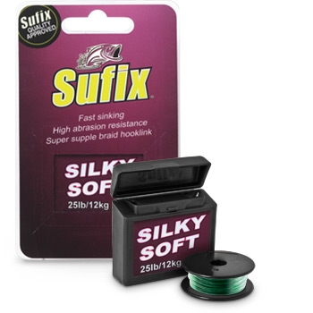 Поводок карповый Sufix Silky Soft Green 20м - 12кг