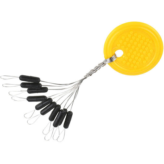 Стопоры резиновые черные Mikado Trout Campione ATC-S01 размер M