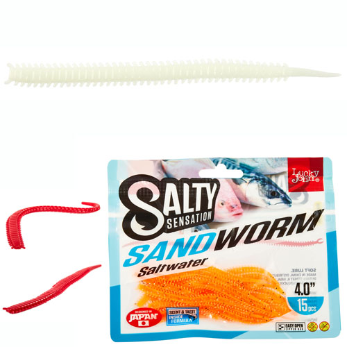 Приманка Lucky John Salt Water Sandworm 2.0in 50 - F33