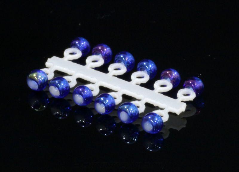 Микро-Бис Шар 3.1мм ирис синий Россия