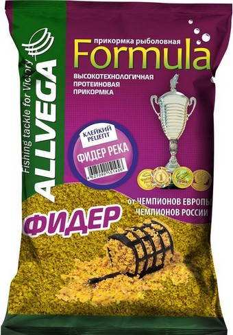 Прикормка летняя Allvega Formula Feeder River Фидер Река 900гр