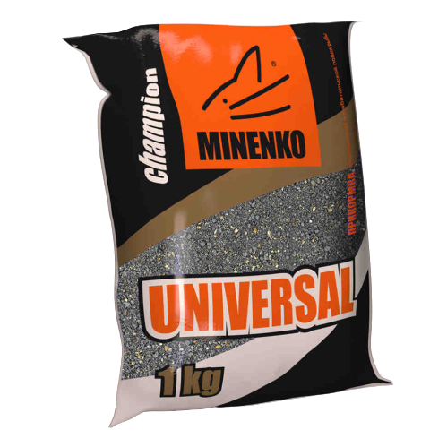 Прикормка всесезонная Minenko Universal Черная 1кг