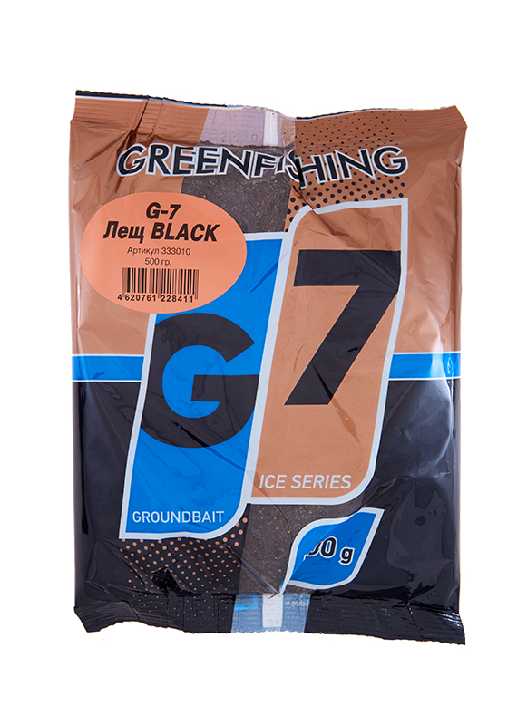 Прикормка зимняя Greenfishing G7 Ice Лещ Black 500гр