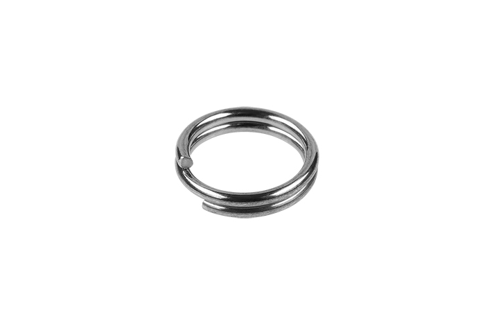 Кольца заводные Sprut SR-01 SN №5 тест 8кг (Split Ring Silver Nickel)