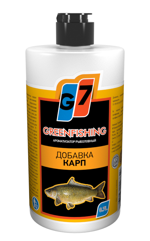 Добавка жидкая Greenfishing G7 Карп 700мл
