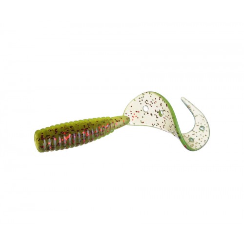 Приманка Flagman Cheesy 1.5in 38 - green pumpkin/lime squid