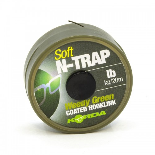 Поводковый материал Korda N-Trap Soft Weedy Green 20м - 9.1кг/20lb