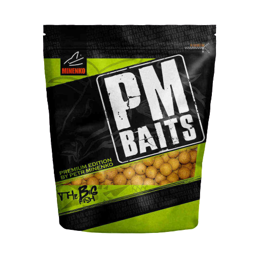 Бойлы пылящие Minenko PMbaits Sport Technology (Zip-Lock) Pineapple & Krill 14мм - 750гр