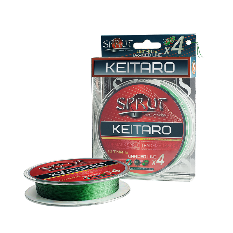 Плетеный шнур Sprut Keitaro Ultimate Braided Line x4 Dark Green 140м - 0.23мм - 17.8кг