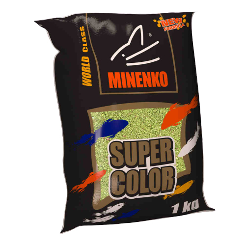 Прикормка летняя Minenko Super Color Карп зеленый 1кг
