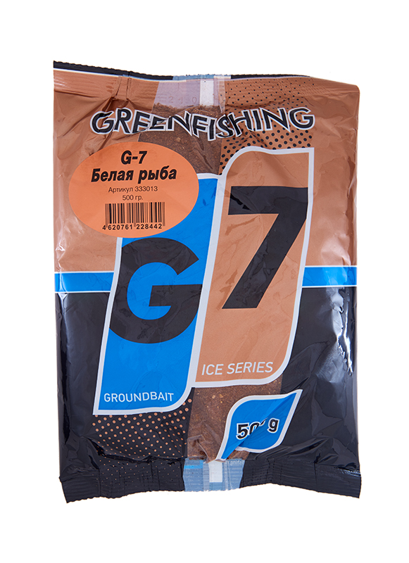 Прикормка зимняя Greenfishing G7 Ice Белая Рыба 500гр