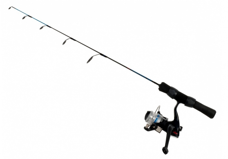 Удочка зимняя Rapala Ice Breaker и намотанной леской Sufix 61см. Medium
