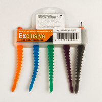 Приманки поролоновые 3D Ex Worm 10 - Mix Россия