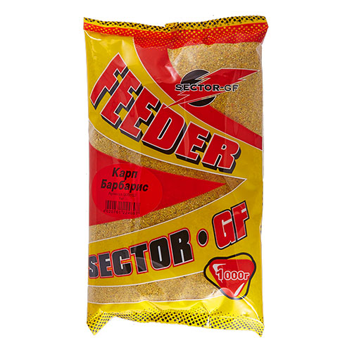 Прикормка летняя Greenfishing Sector-GF Фидер Карп Барбарис 1кг