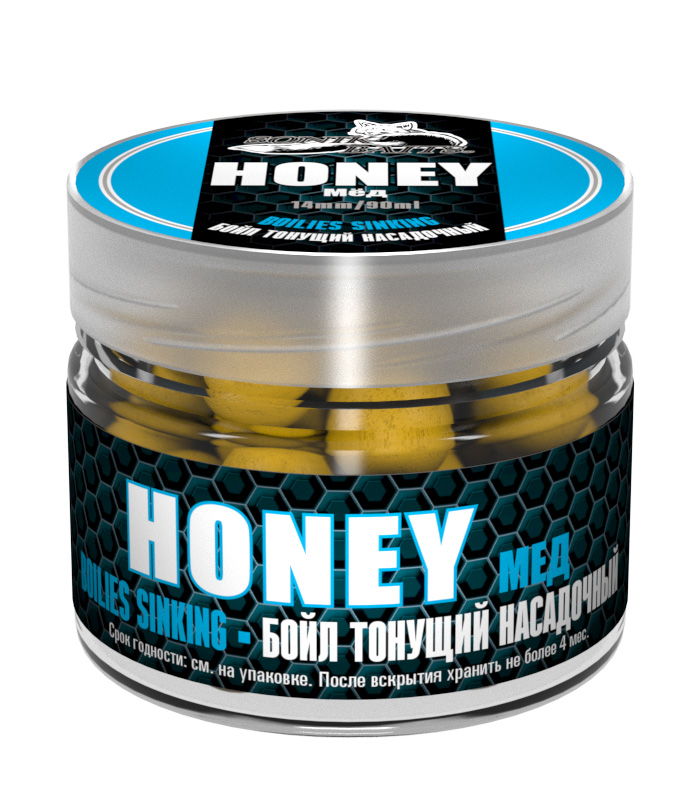 Бойлы насадочные тонущие Sonik Baits Honey 14мм