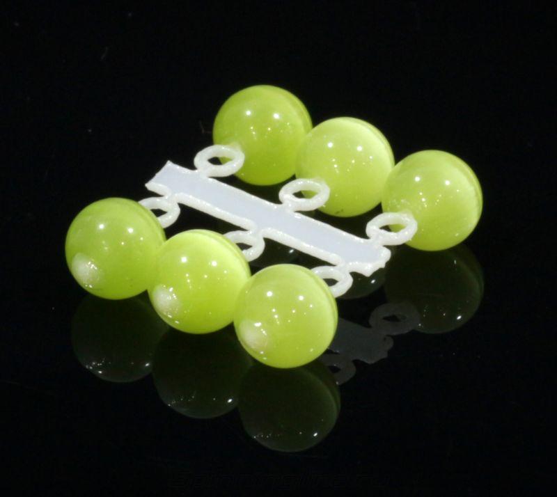 Микро-Бис Кошачий глаз 4мм зеленый Россия