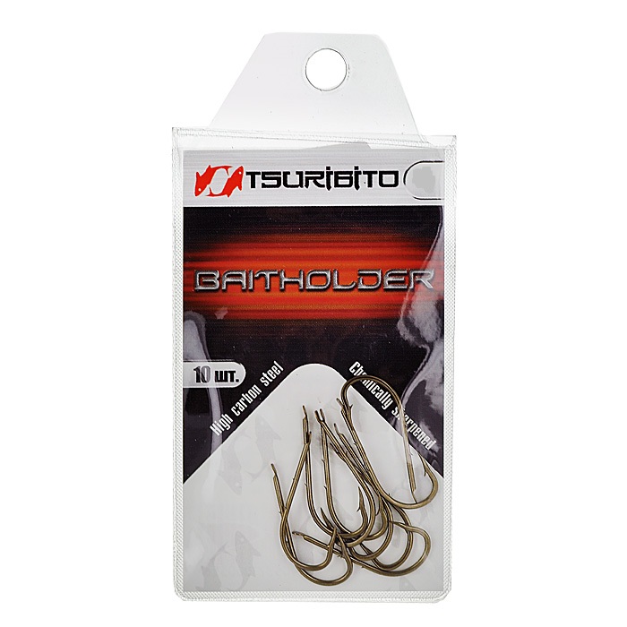 Крючки Tsuribito Baitholder №4 BR