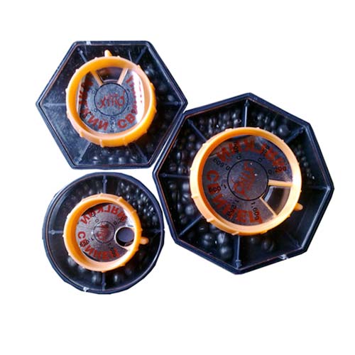 Грузила Дробинка мягкие 5 секций набор Россия