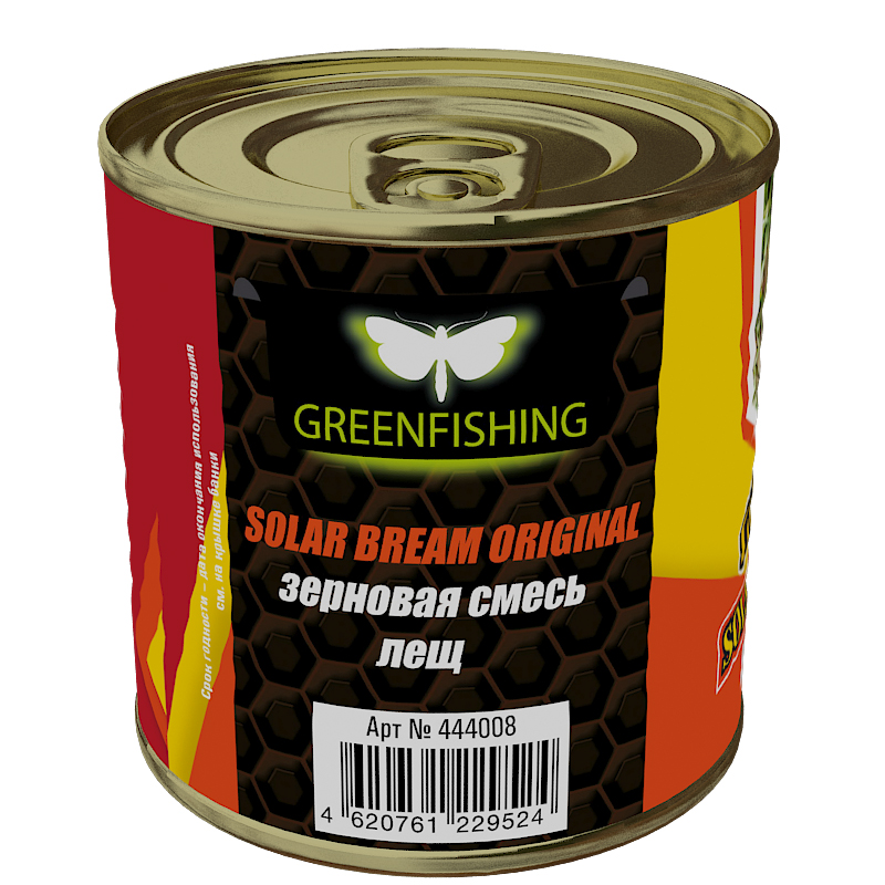 Добавка Greenfishing Зерновой микс Solar Energy Bream Original Лещ 430мл