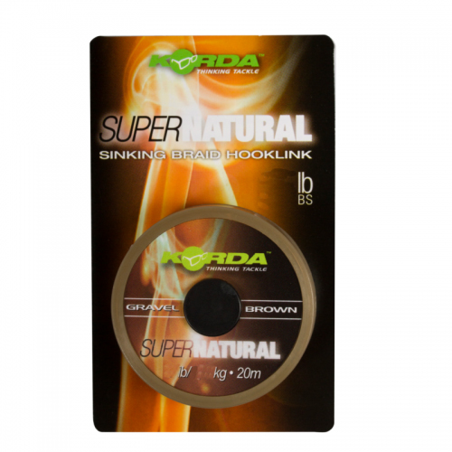 Поводковый материал Korda Super Natural Gravel Brown 20м - 8.2кг/18lb