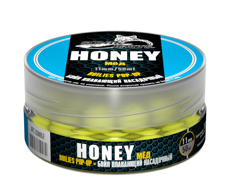 Бойлы насадочные плавающие Sonik Baits Pop-Up Honey 11мм