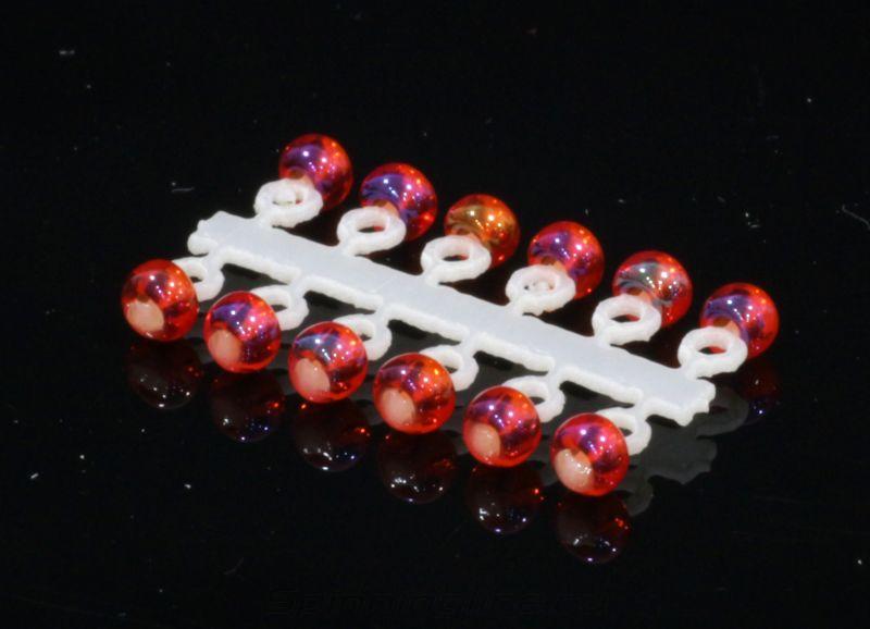 Микро-Бис Шар 2.3мм ирис красный Россия