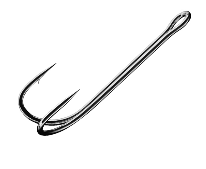 Двойник Sprut Kiba SD-37BC №2/0 (Double Long Shanks Hook)