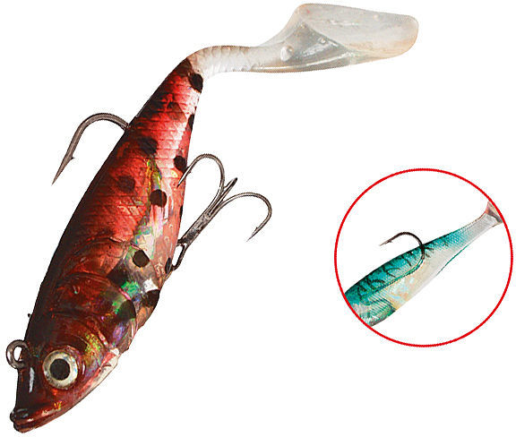 Приманка оснащенный Mikado Crystal Fish WXH-66 100 - 113