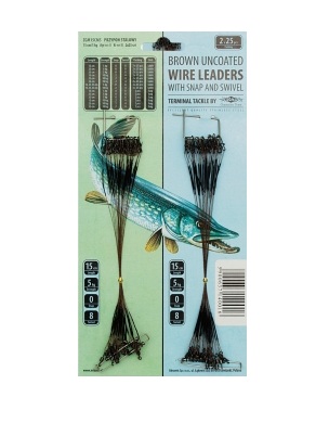 Поводок стальной Mikado 25см - 5кг