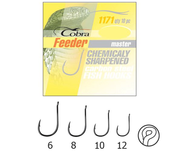 Крючки Cobra Feeder Master C1171NSB №10