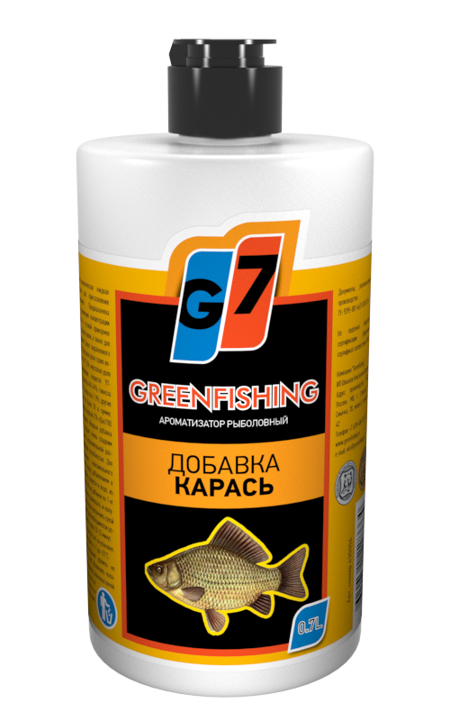 Добавка жидкая Greenfishing G7 Карась 700мл