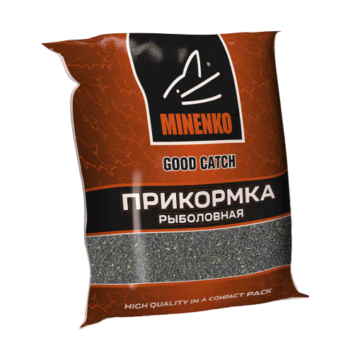 Прикормка зимняя Minenko Good Catch Лещ Черный 700гр