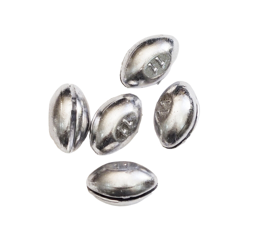 Грузила свинцовые зажимные Офсетные Чечевица 7гр Россия