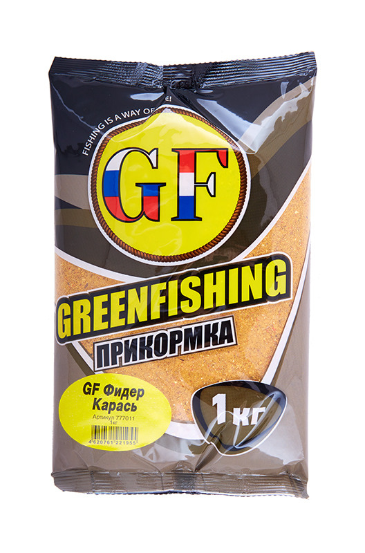 Прикормка летняя Greenfishing GF Фидер Карась 1кг
