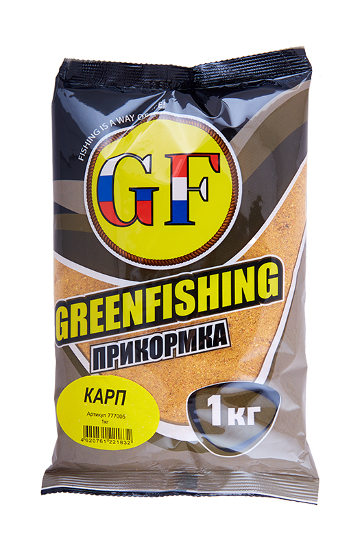 Прикормка летняя Greenfishing GF Карп 1кг